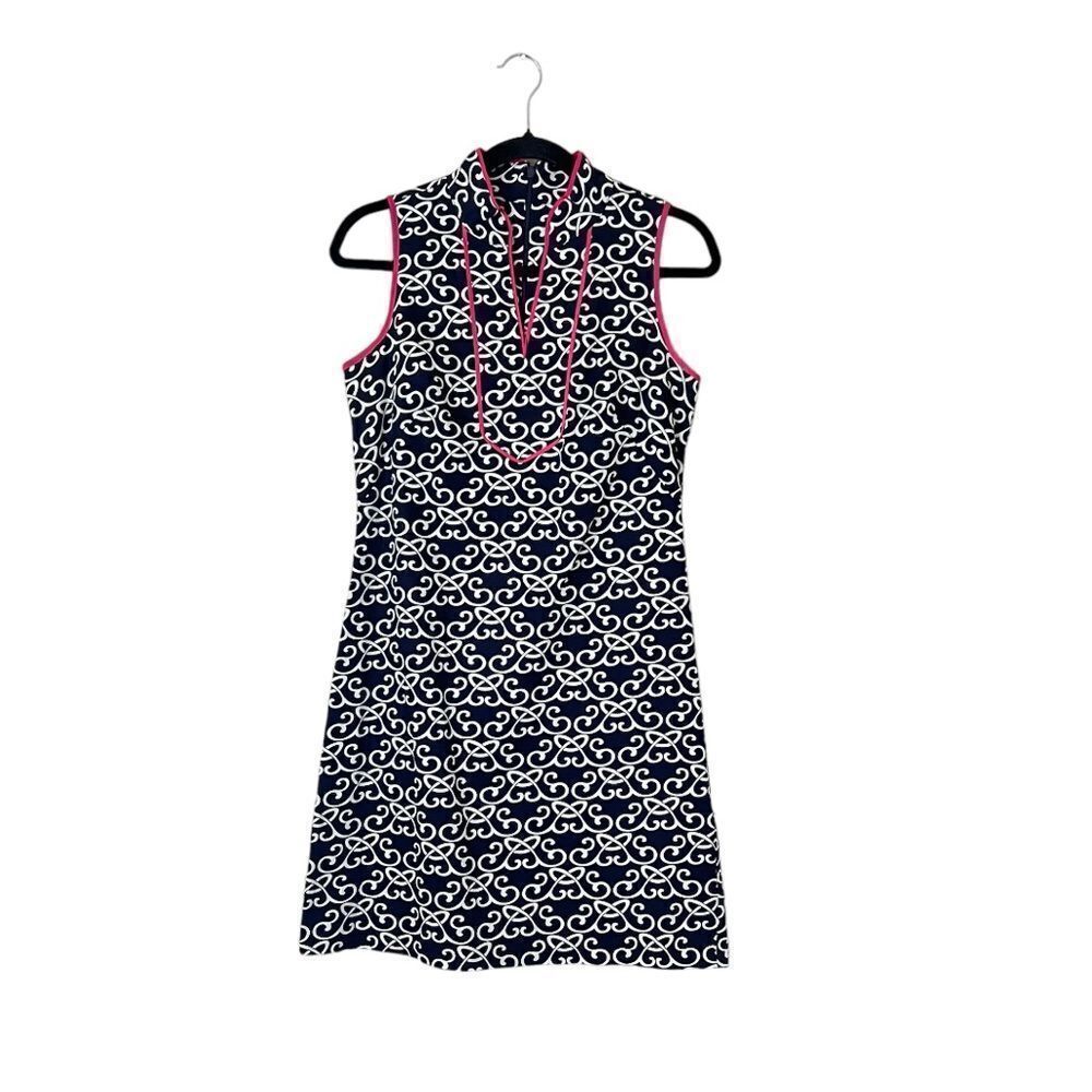 Vince Camuto Sleeveless Printed Mini Sheath Dress Size 2